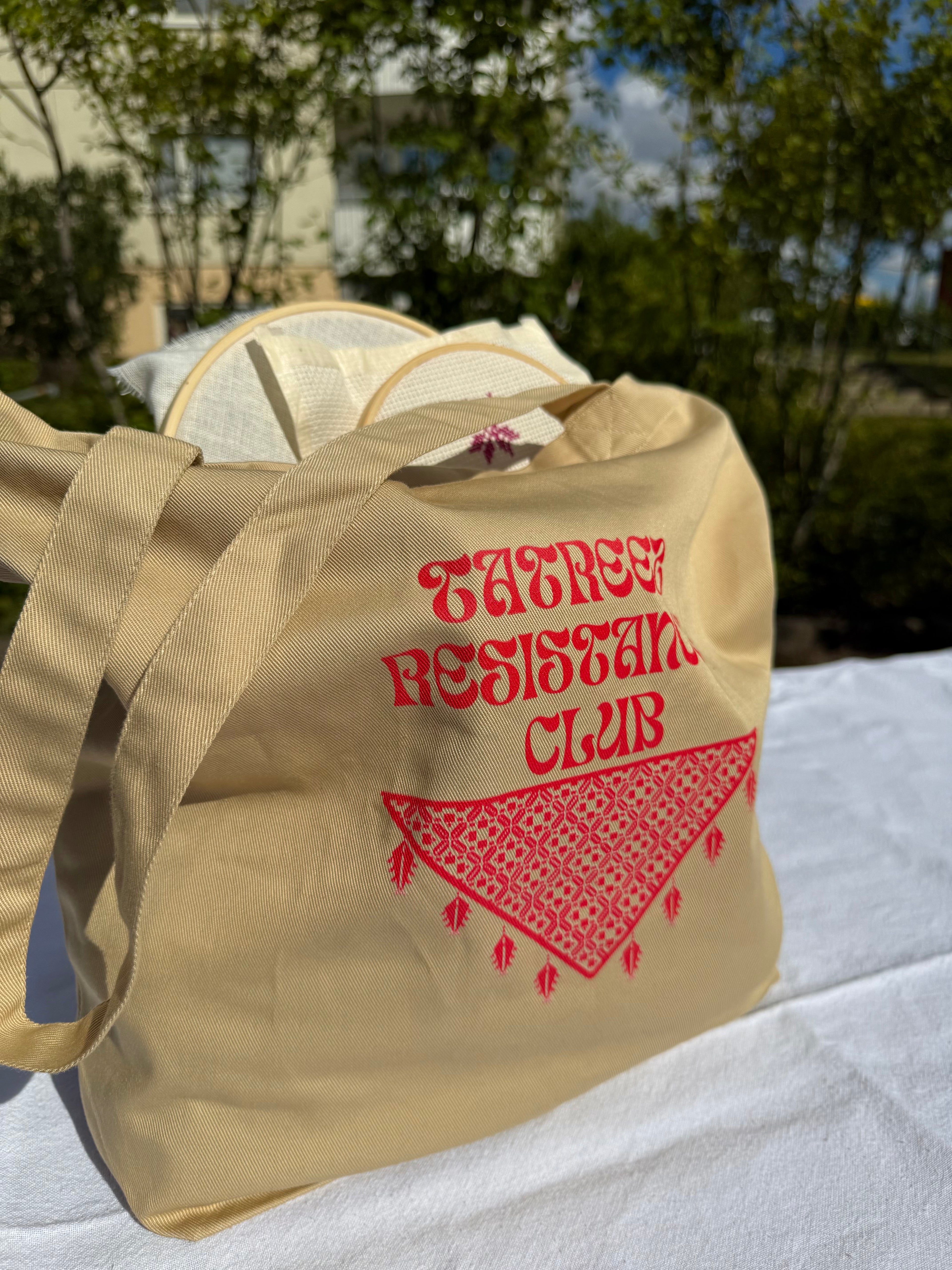 Tatreez Resistance Club Tygkasse