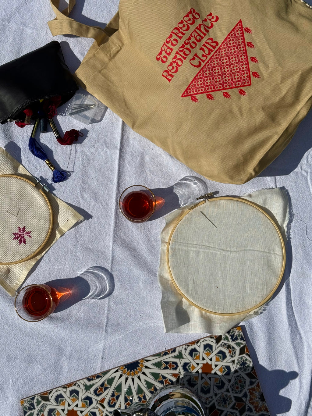 Tatreez Resistance Club Tygkasse