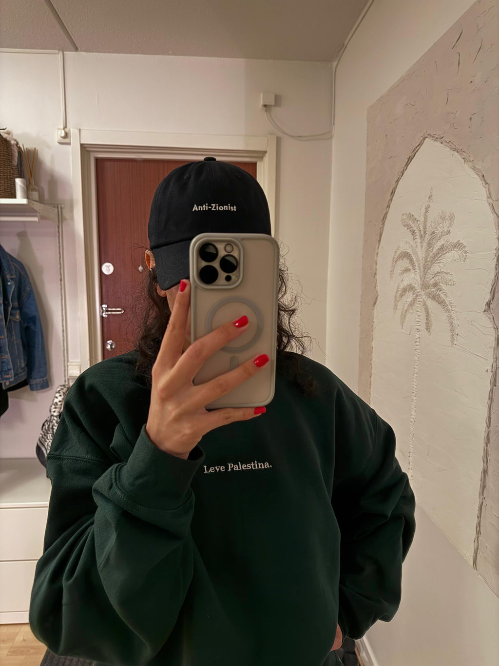 "Leve Palestina." Unisex Sweatshirt